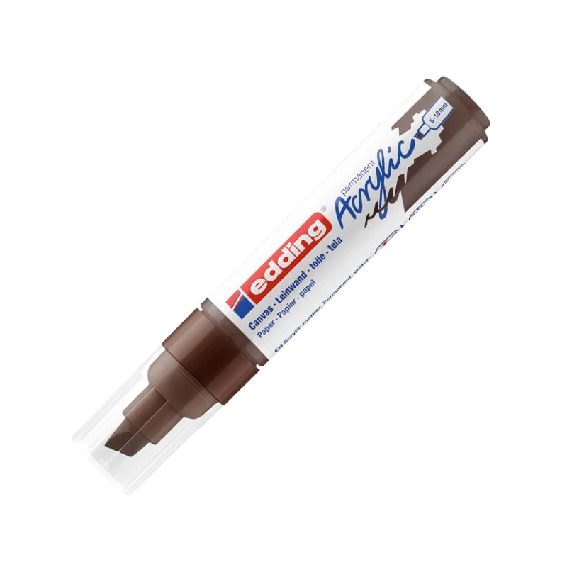 edding 5000 akrilni marker (flomaster), odrezani kraj, B (5-10 mm) - 907, chocolate brown