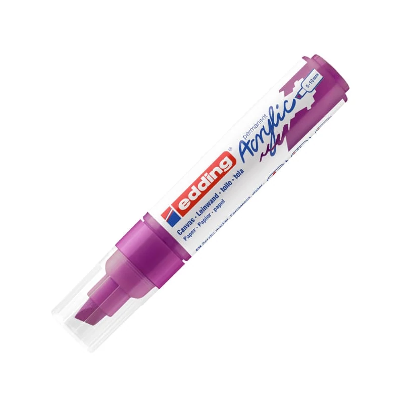 edding 5000 akrilni marker (flomaster), odrezani kraj, B (5-10 mm) - 910, berry