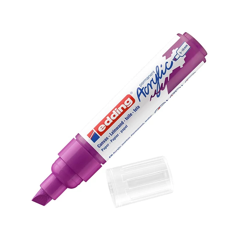 edding 5000 akrilni marker (flomaster), odrezani kraj, B (5-10 mm) - 910, berry
