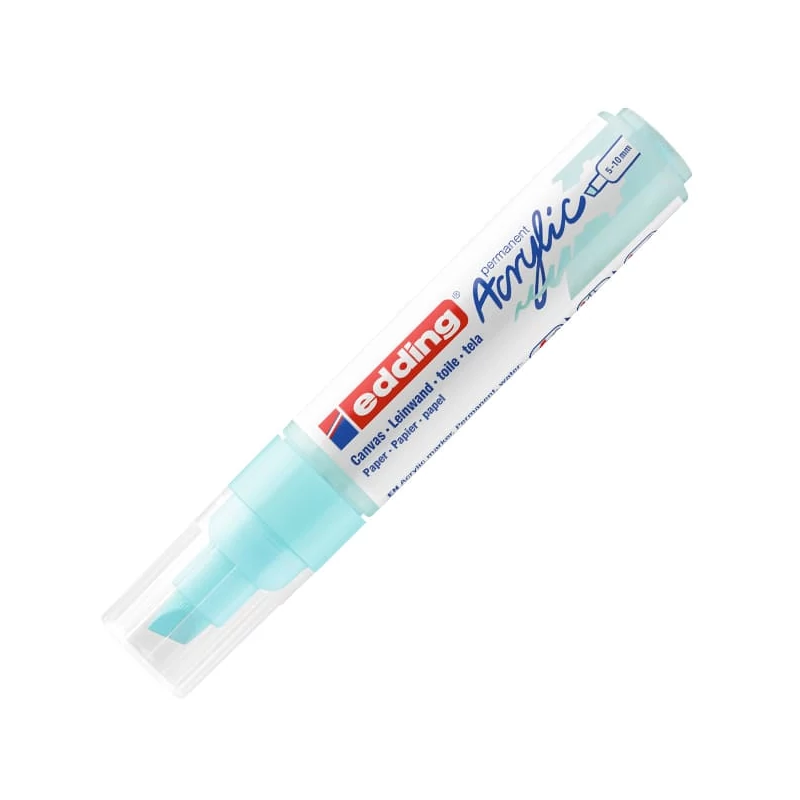 edding 5000 akrilni marker (flomaster), odrezani kraj, B (5-10 mm) - 916, pastel blue