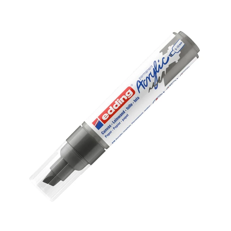 edding 5000 akrilni marker (flomaster), odrezani kraj, B (5-10 mm) - 926, antracite