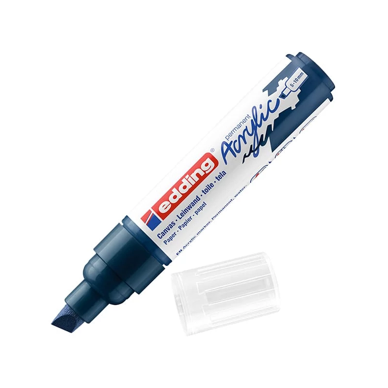 edding 5000 akrilni marker (flomaster), odrezani kraj, B (5-10 mm) - 933, elegant midnight