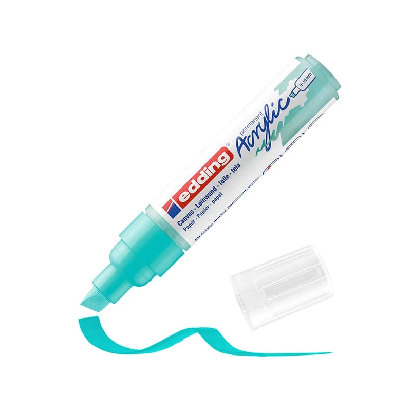 edding 5000 akrilni marker (flomaster), odrezani kraj, B (5-10 mm) - 934, turquoise
