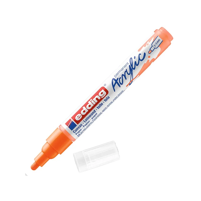 edding 5100 akrilni marker (flomaster), M (2-3 mm) - 066, neon orange