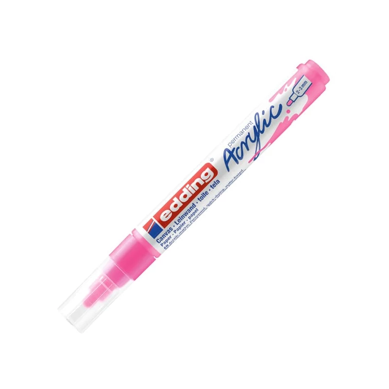 edding 5100 akrilni marker (flomaster), M (2-3 mm) - 069, neon pink