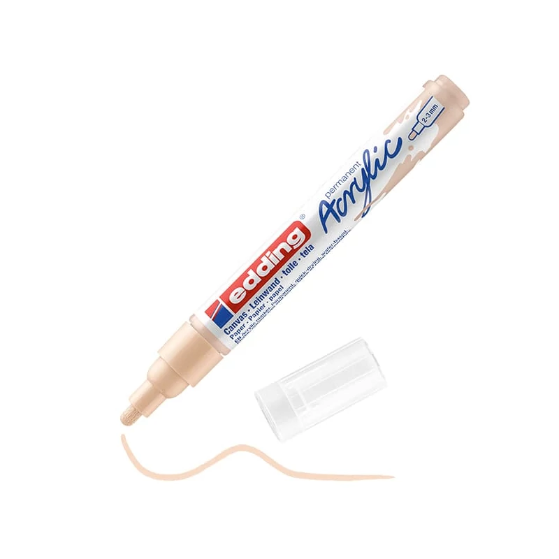 edding 5100 akrilni marker (flomaster), M (2-3 mm) - 255, warm beige