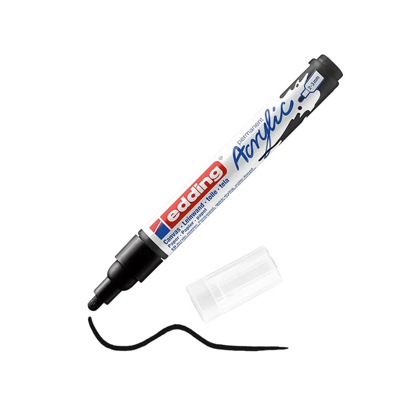 edding 5100 akrilni marker (flomaster), M (2-3 mm) - 901, black