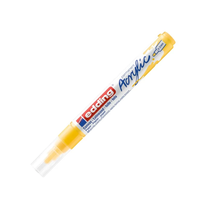 edding 5100 akrilni marker (flomaster), M (2-3 mm) - 905, traffic yellow