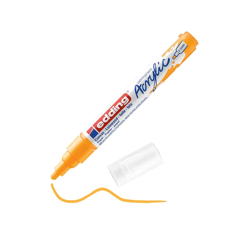 edding 5100 akrilni marker (flomaster), M (2-3 mm) - 906, sunny yellow