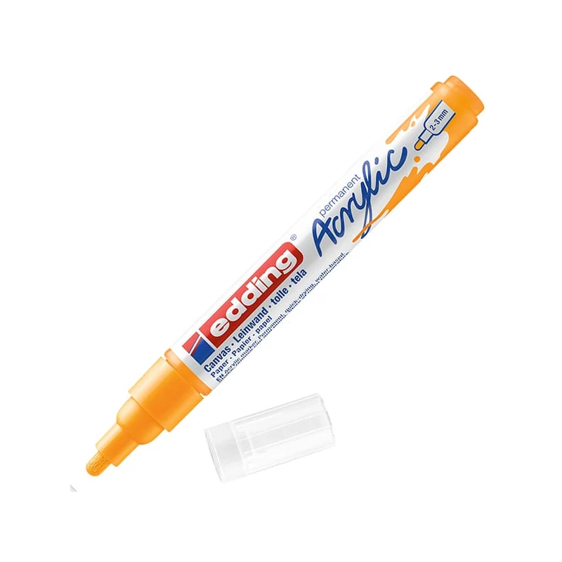 edding 5100 akrilni marker (flomaster), M (2-3 mm) - 906, sunny yellow