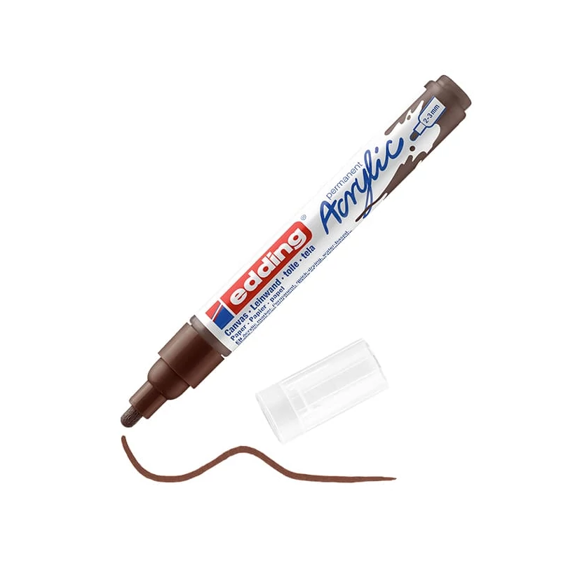 edding 5100 akrilni marker (flomaster), M (2-3 mm) - 907, chocolate brown