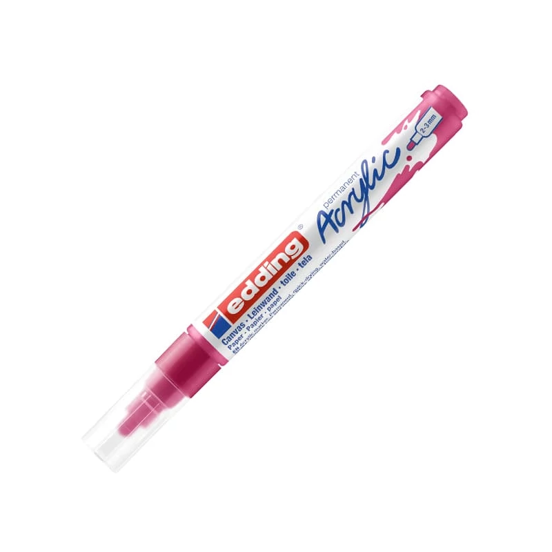 edding 5100 akrilni marker (flomaster), M (2-3 mm) - 909, telemagenta
