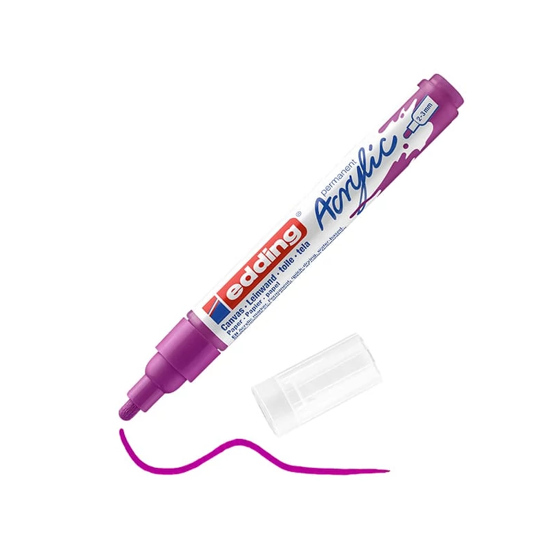 edding 5100 akrilni marker (flomaster), M (2-3 mm) - 910, berry