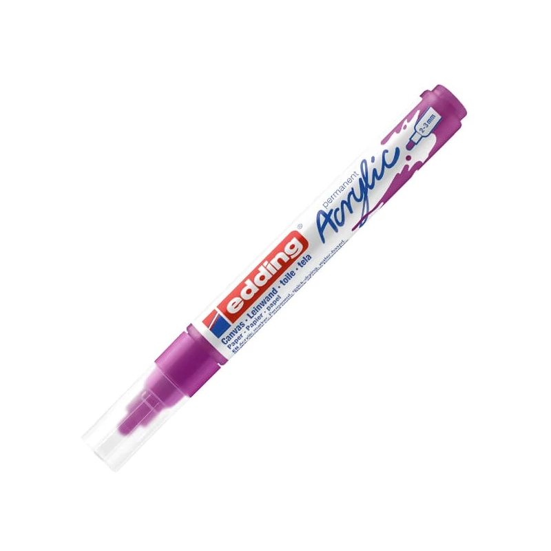edding 5100 akrilni marker (flomaster), M (2-3 mm) - 910, berry