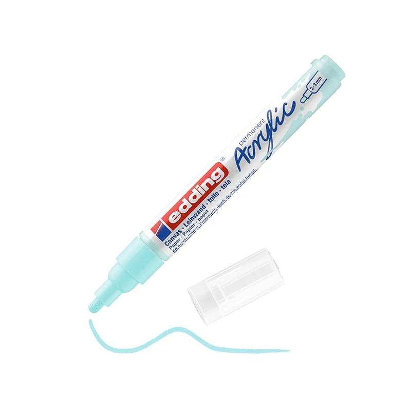 edding 5100 akrilni marker (flomaster), M (2-3 mm) - 916, pastel blue