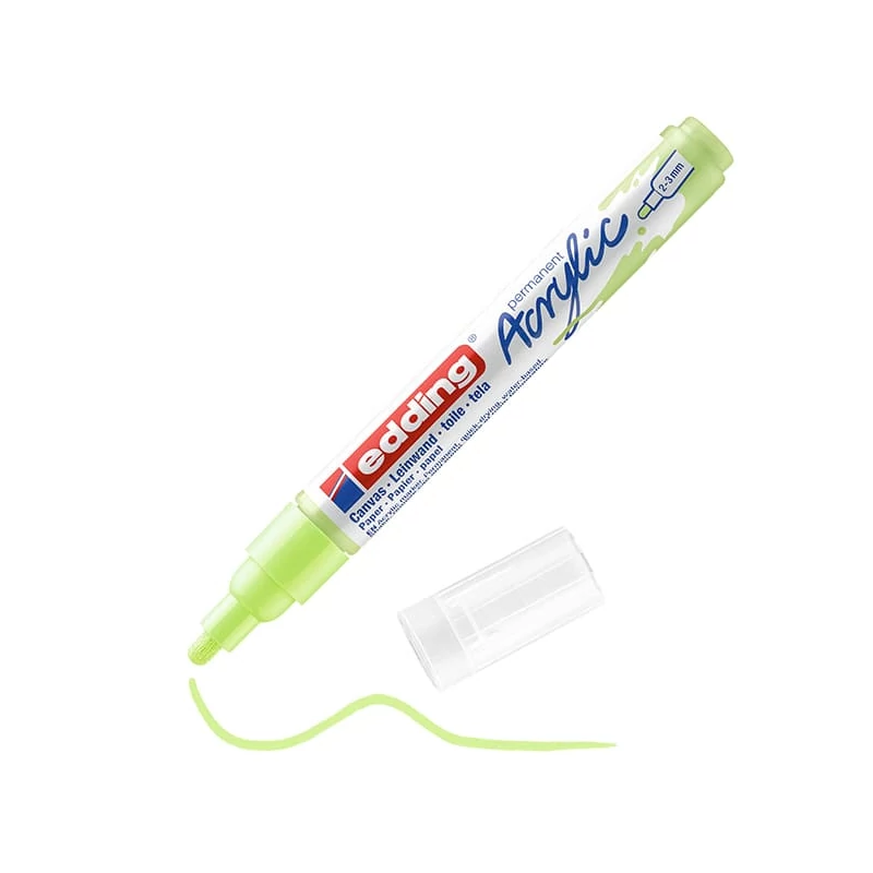 edding 5100 akrilni marker (flomaster), M (2-3 mm) - 917, pastel green