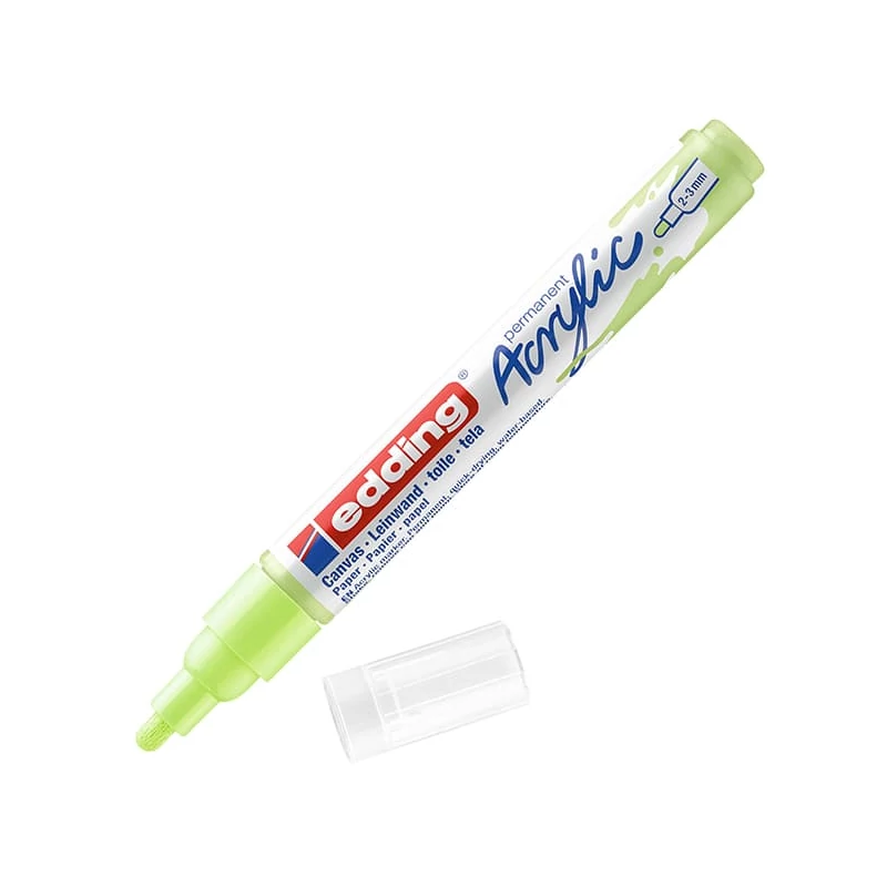 edding 5100 akrilni marker (flomaster), M (2-3 mm) - 917, pastel green