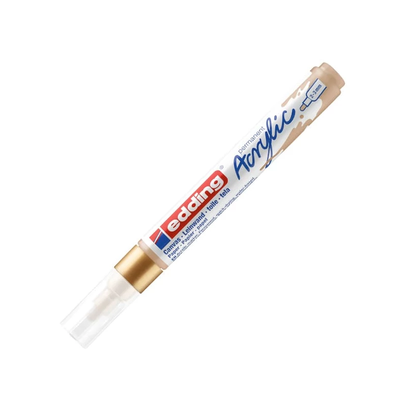 edding 5100 akrilni marker (flomaster), M (2-3 mm) - 924, rich gold