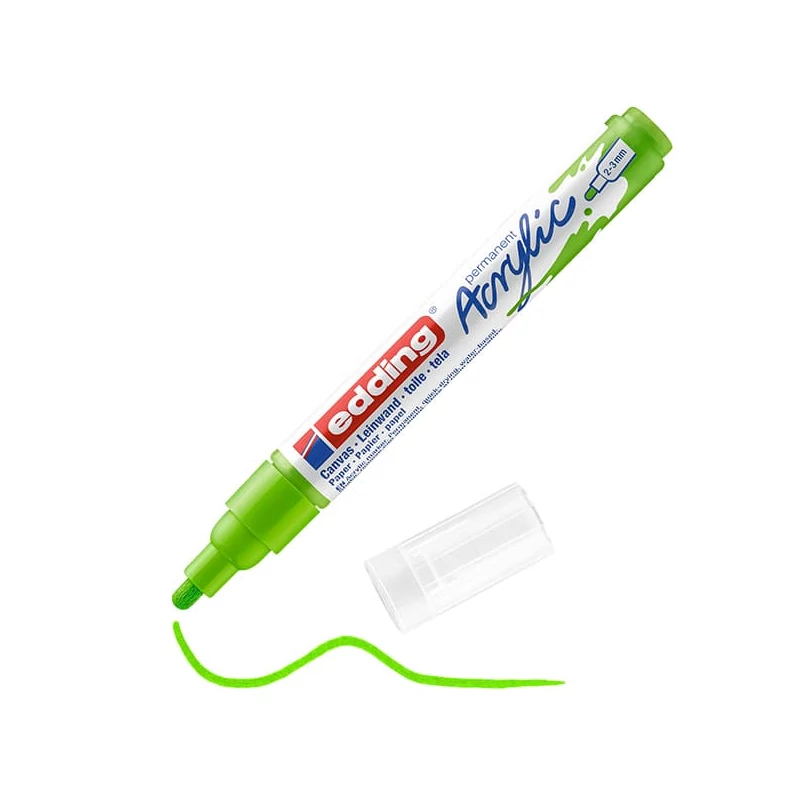 edding 5100 akrilni marker (flomaster), M (2-3 mm) - 927, yellow green