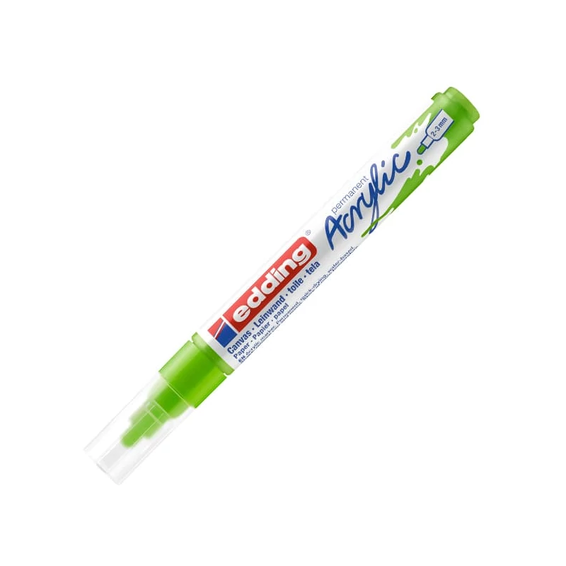 edding 5100 akrilni marker (flomaster), M (2-3 mm) - 927, yellow green