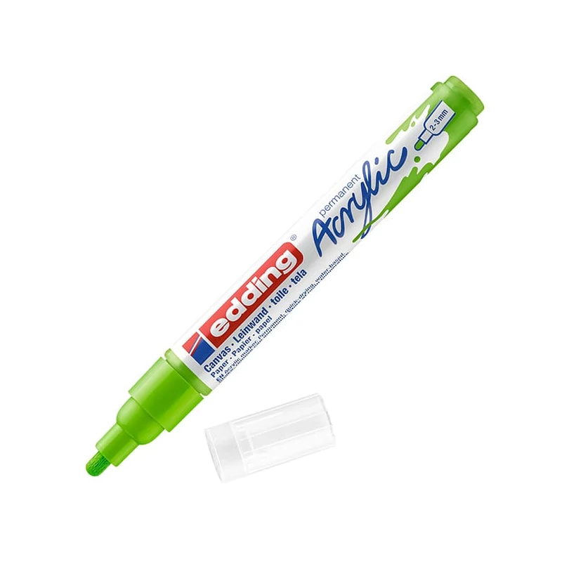 edding 5100 akrilni marker (flomaster), M (2-3 mm) - 927, yellow green