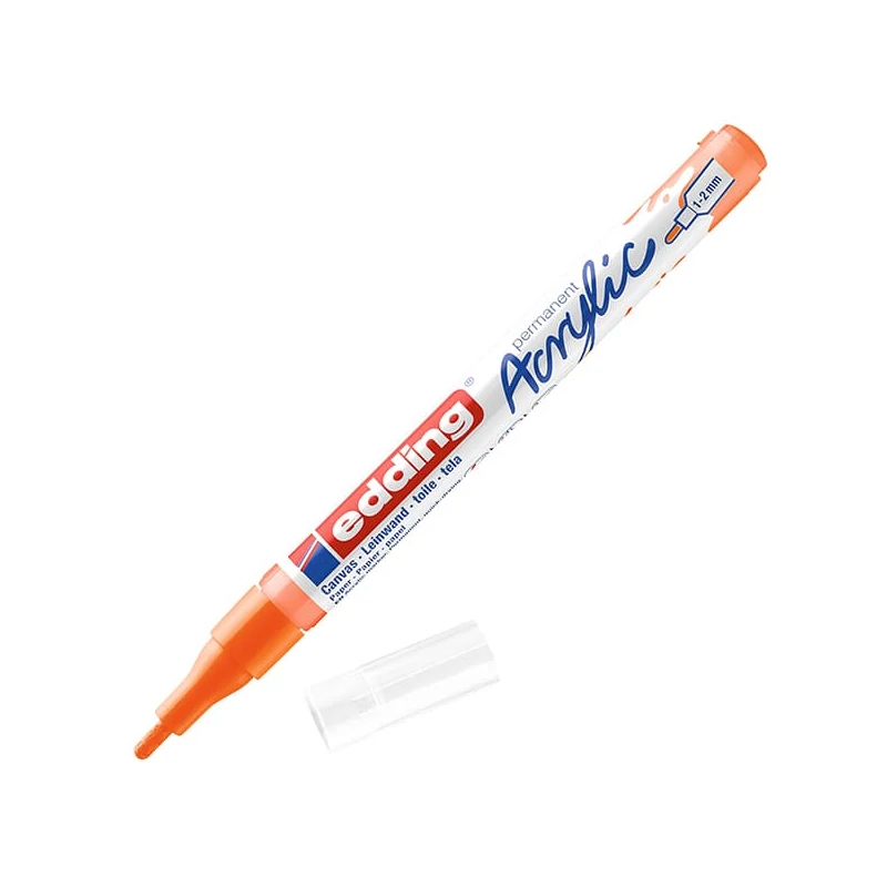edding 5300 akrilni marker (flomaster), F (1-2 mm) - 066, neon orange