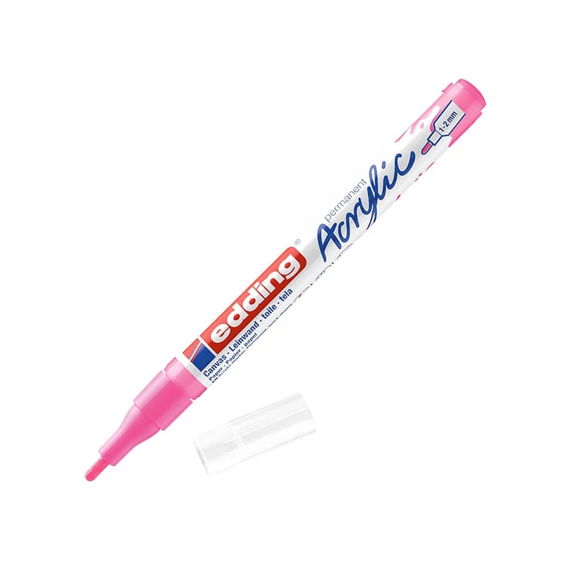 edding 5300 akrilni marker (flomaster), F (1-2 mm) - 069, neon pink