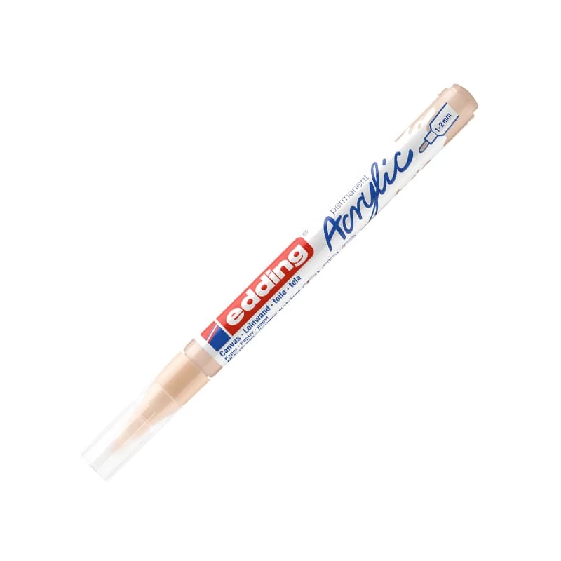 edding 5300 akrilni marker (flomaster), F (1-2 mm) - 255, warm beige