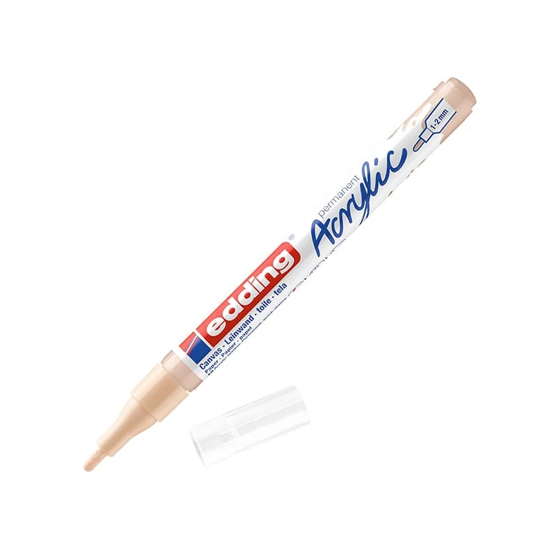 edding 5300 akrilni marker (flomaster), F (1-2 mm) - 255, warm beige
