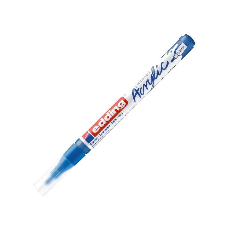 edding 5300 akrilni marker (flomaster), F (1-2 mm) - 903, gentian blue