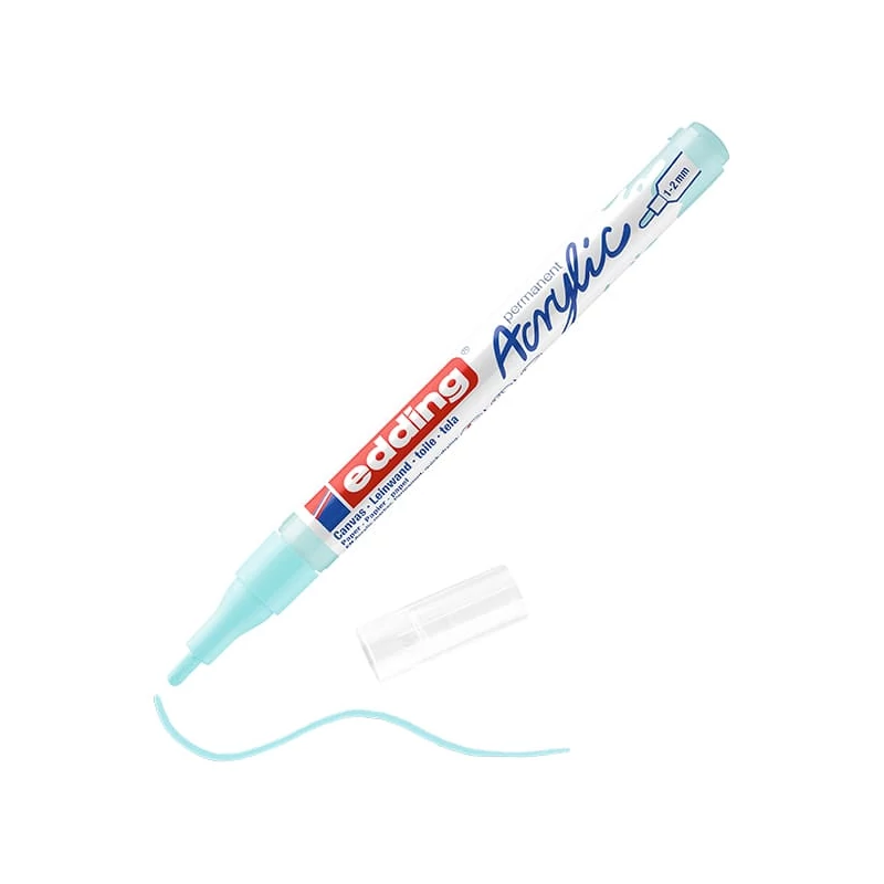 edding 5300 akrilni marker (flomaster), F (1-2 mm) - 916, pastel blue