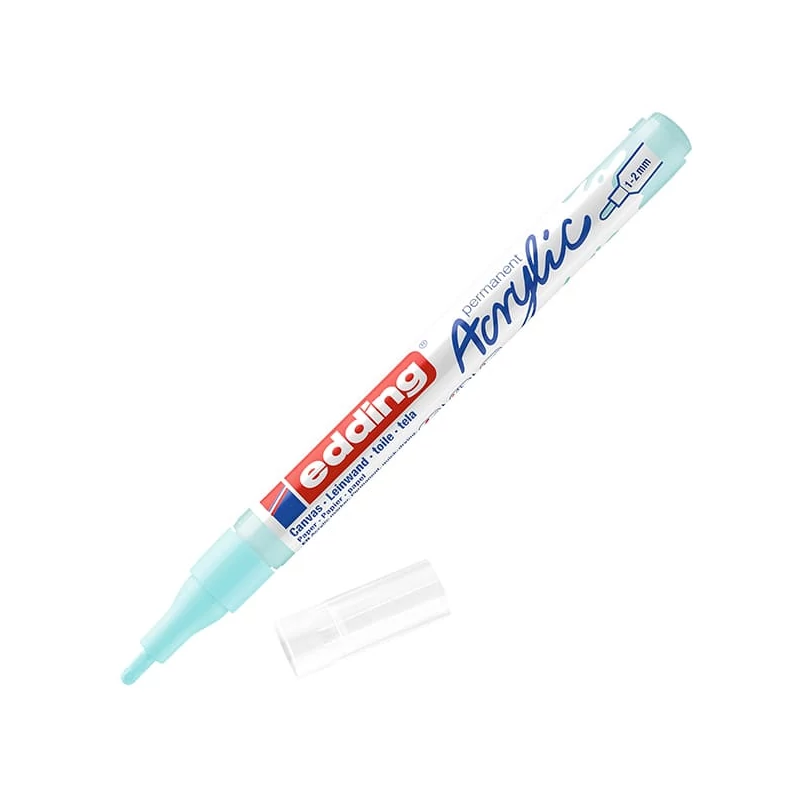 edding 5300 akrilni marker (flomaster), F (1-2 mm) - 916, pastel blue