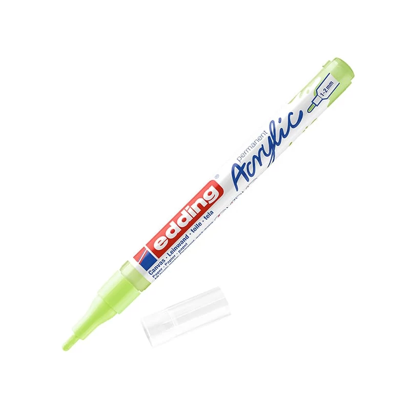 edding 5300 akrilni marker (flomaster), F (1-2 mm) - 917, pastel green