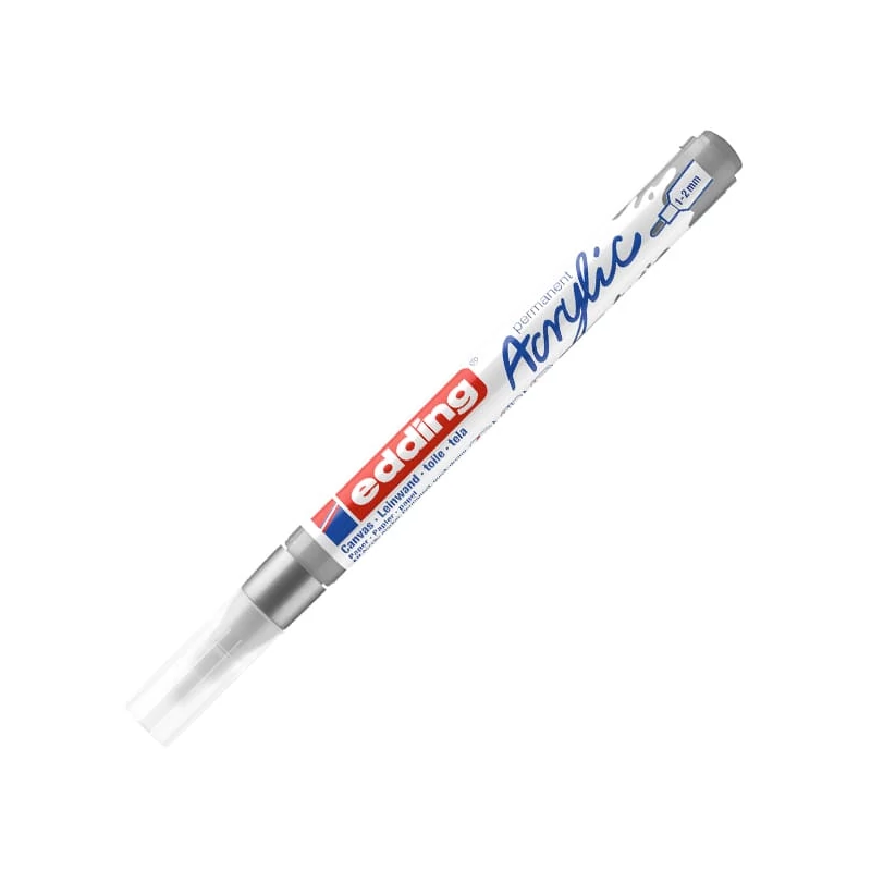 edding 5300 akrilni marker (flomaster), F (1-2 mm) - 923, rich silver