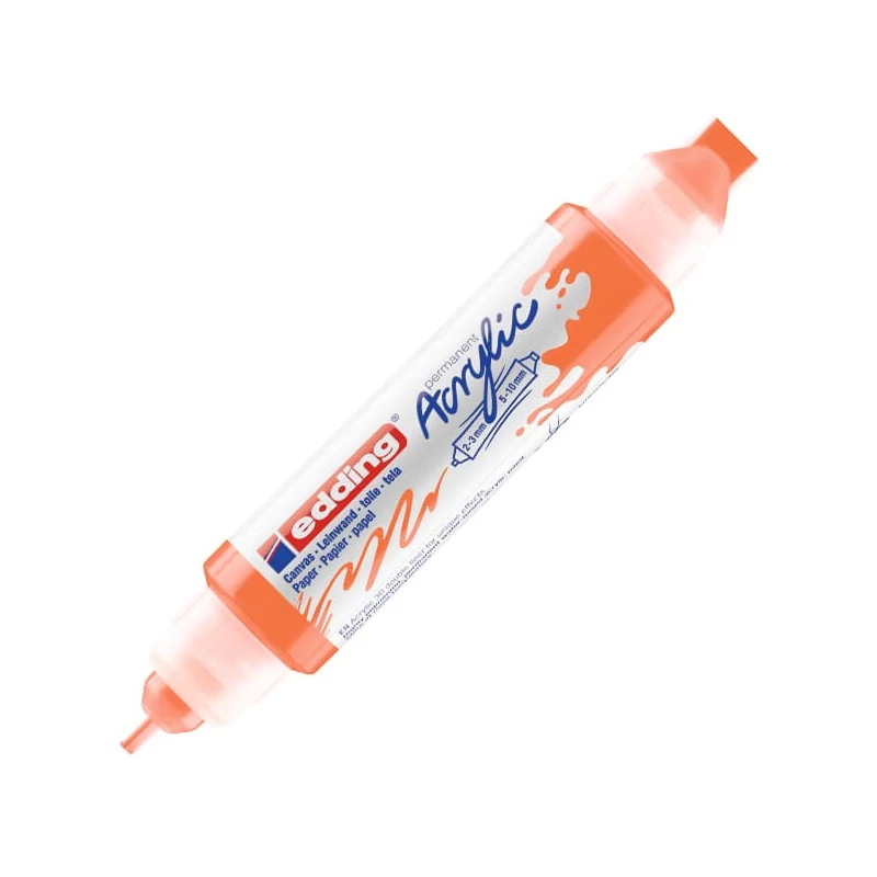 edding 5400 3D dvostruka akrilna olovka s dvostrukom bojom - 066, neon orange