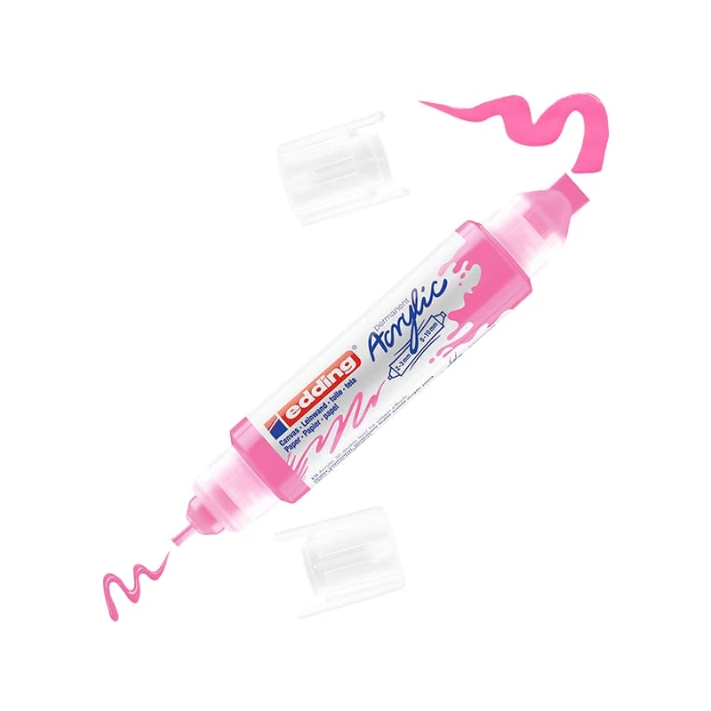 edding 5400 3D dvostruka akrilna olovka s dvostrukom bojom - 069, neon pink