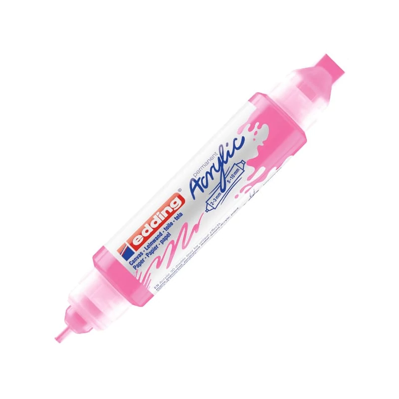 edding 5400 3D dvostruka akrilna olovka s dvostrukom bojom - 069, neon pink