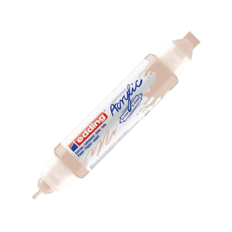 edding 5400 3D dvostruka akrilna olovka s dvostrukom bojom - 255, warm beige