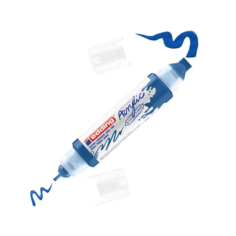 edding 5400 3D dvostruka akrilna olovka s dvostrukom bojom - 903, gentian blue