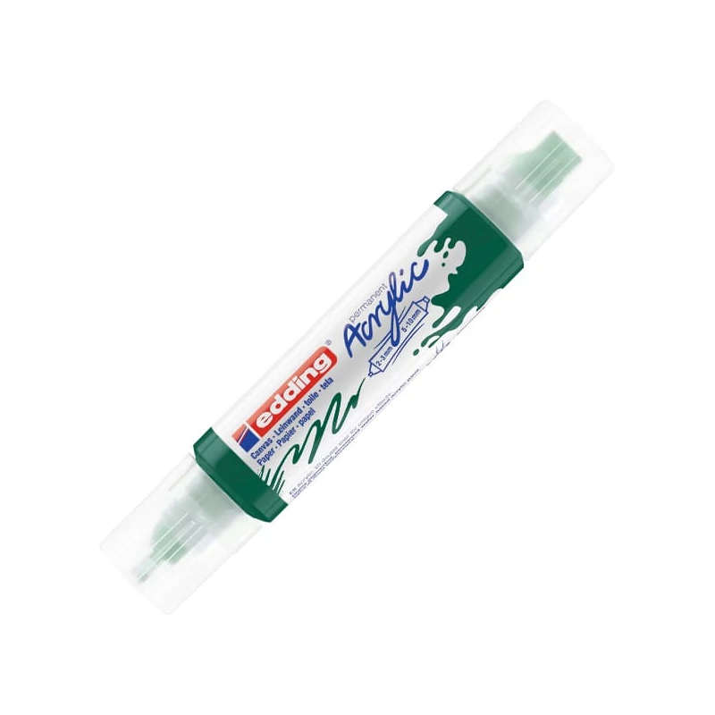 edding 5400 3D dvostruka akrilna olovka s dvostrukom bojom - 904, moss green