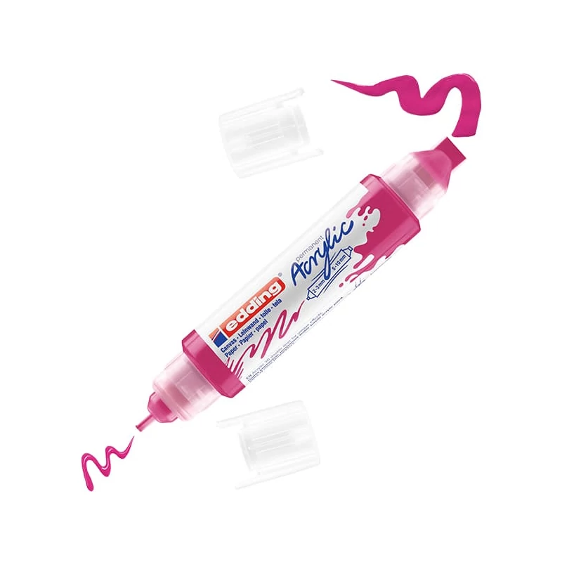 edding 5400 3D dvostruka akrilna olovka s dvostrukom bojom - 909, telemagenta