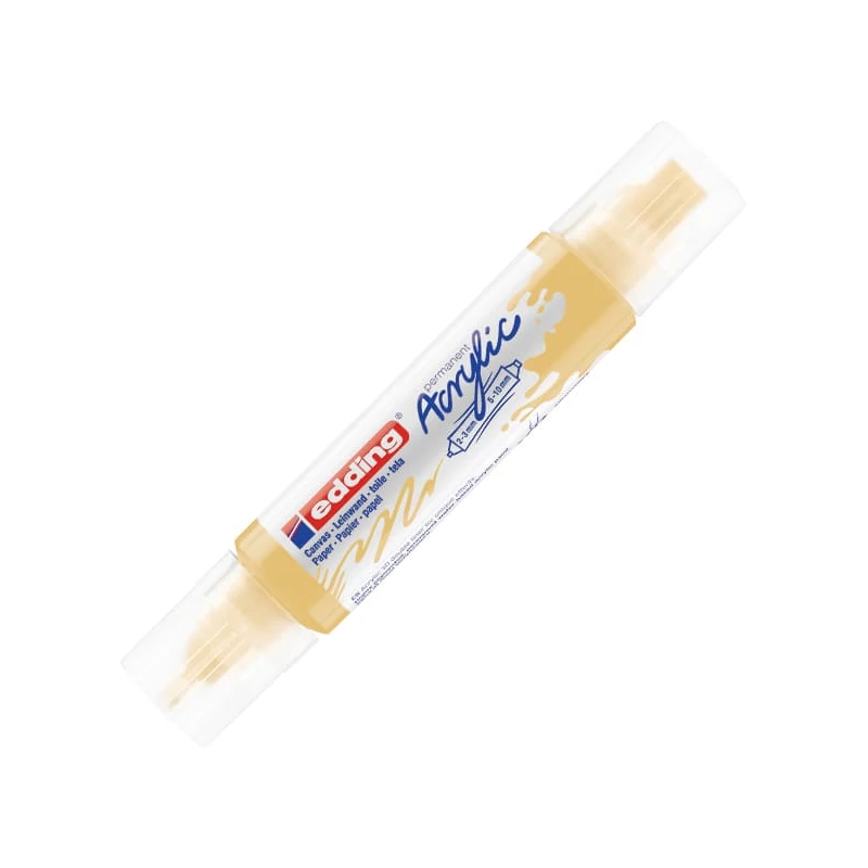 edding 5400 3D dvostruka akrilna olovka s dvostrukom bojom - 915, pastel yellow