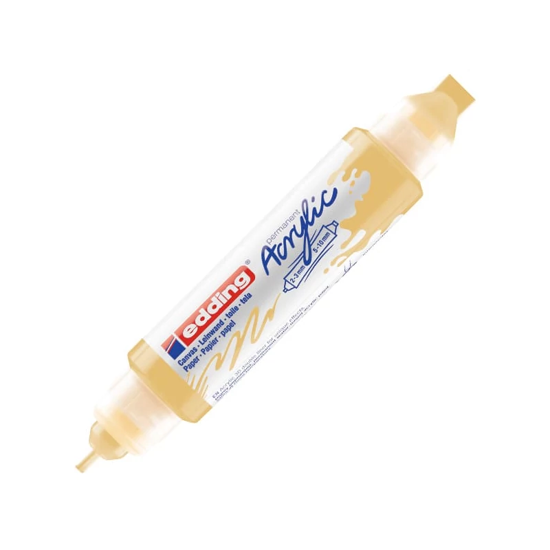 edding 5400 3D dvostruka akrilna olovka s dvostrukom bojom - 915, pastel yellow