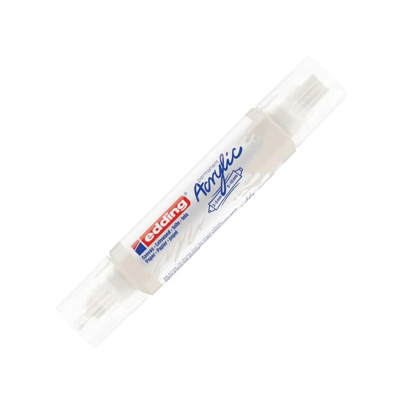 edding 5400 3D dvostruka akrilna olovka s dvostrukom bojom - 922, traffic white