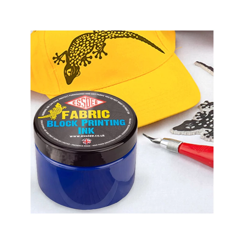Essdee lino boja za tekstil, 150 ml, na vodenoj bazi - plava