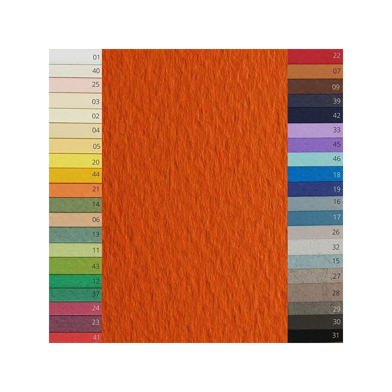 Fabriano Tiziano obojeni papir za crtanje, 50x65 cm - 21, arancio