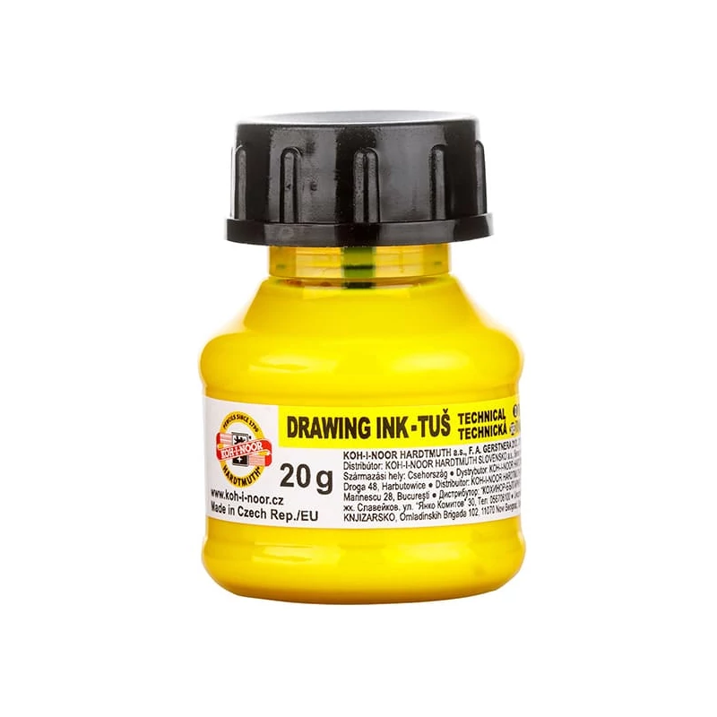 KOH-I-NOOR tinta, 20 g - žuta