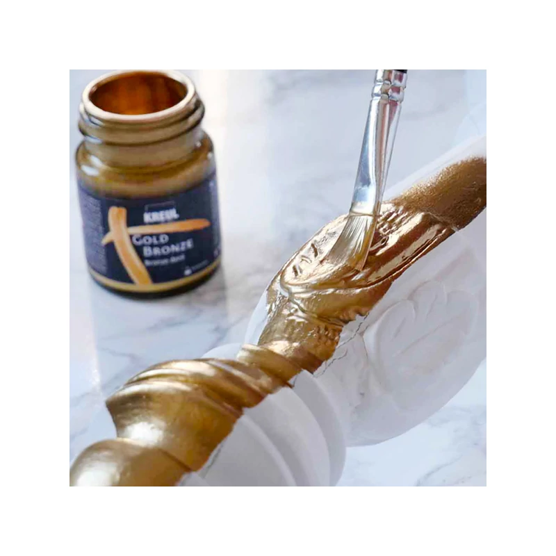 Tekuća metalna smola boja, Kreul, 50 ml - Gold Bronze