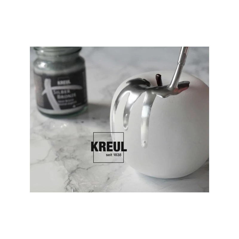 Tekuća metalna smola boja, Kreul, 50 ml - Silver Bronze