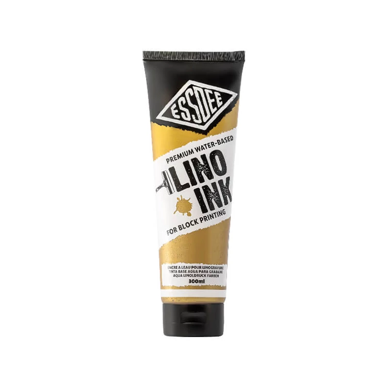 Essdee lino tinta Lino Ink, 300 ml, na bazi vode - 15 metalik zlatna